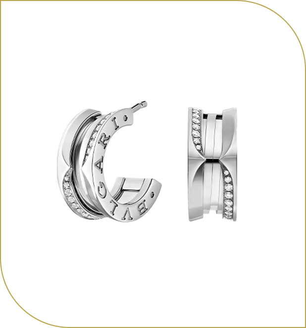 『ビー・ゼロワン』ピアス（ブルガリ・ジャパン）