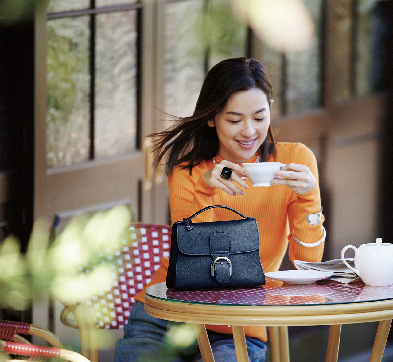 中村アンさんとバッグ『ブリヨン テンポ S』