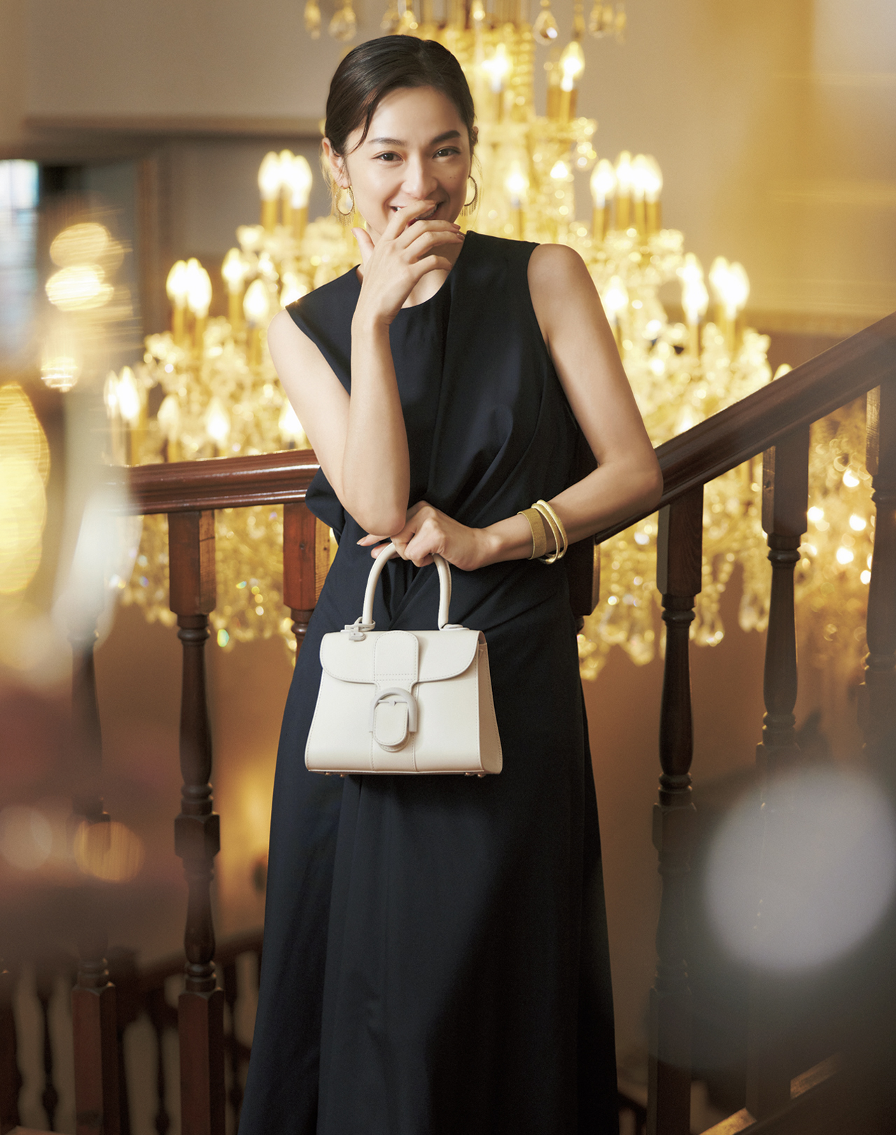 中村アンさんとバッグ『ブリヨン ミニ』