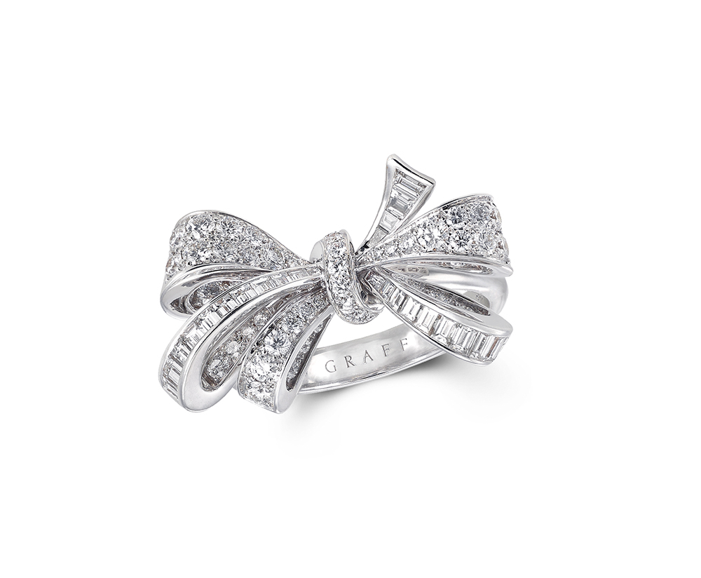 『ティルダズ ボウ』リング［WG×ダイヤモンド］