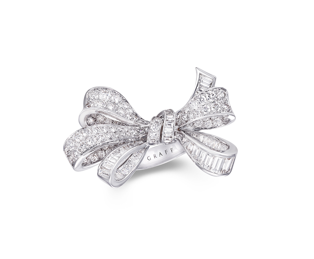 『ティルダズ ボウ』リング［WG×ダイヤモンド］