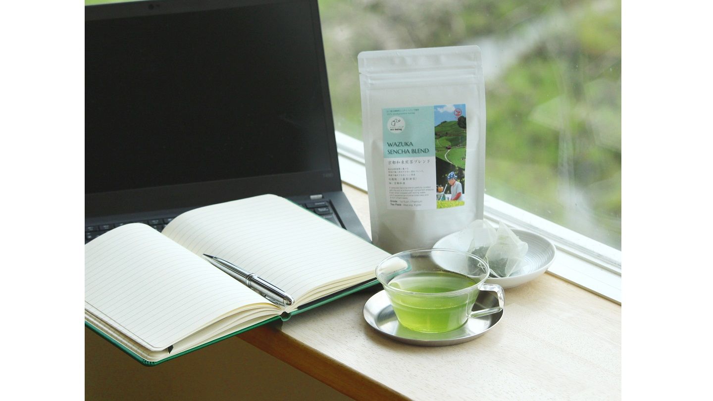 「京都和束・煎茶ブレンド(ティーバッグ煎茶)」ティーバッグ8個入り¥900/16個入り¥1,700