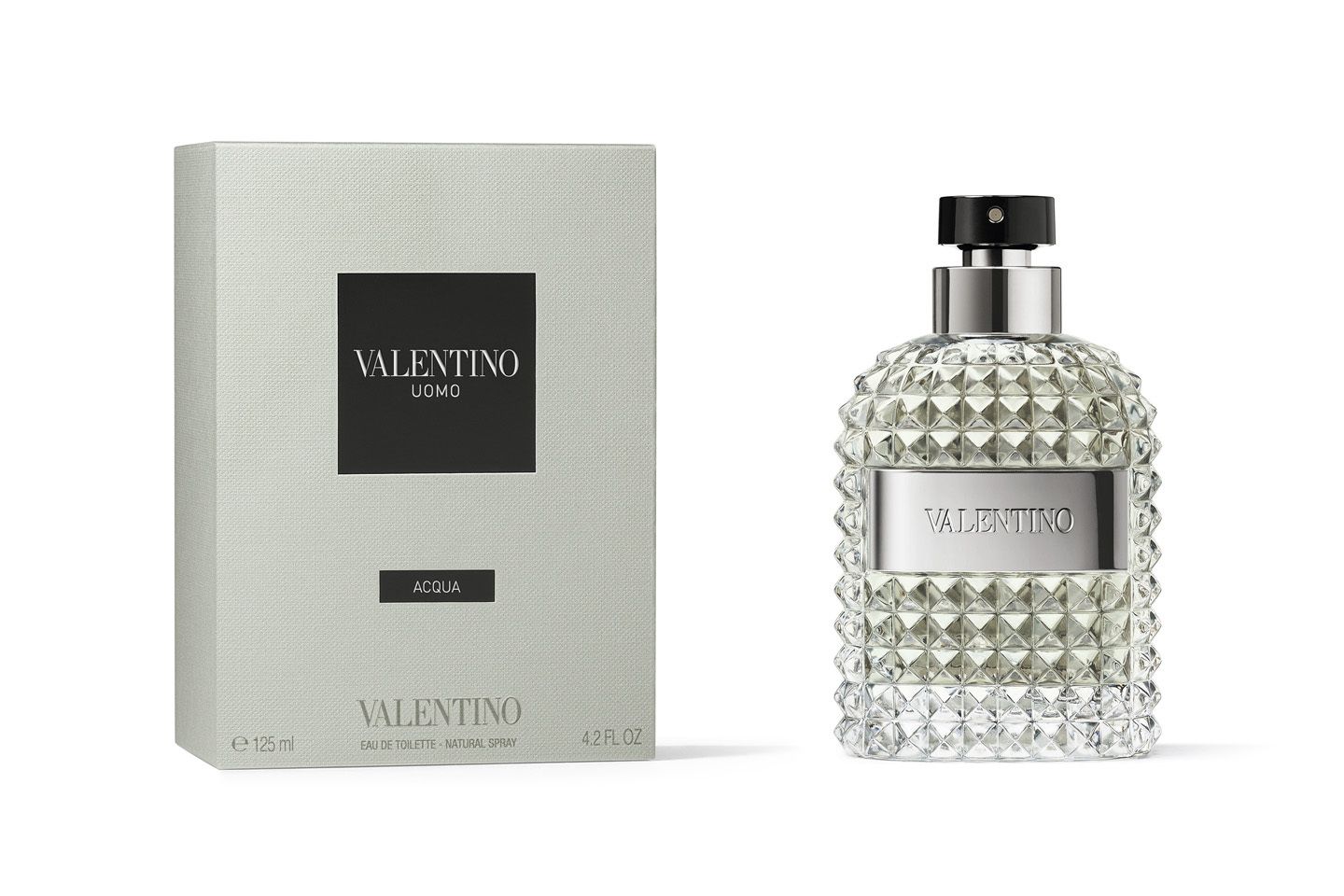 ヴァレンティノ ウオモ アクア オーデトワレ 75ml ¥8,800、125ml ¥13,300