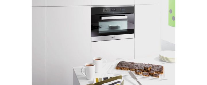 どんなキッチンにも統一性とデザイン性をもたらしてくれる「電子レンジ機能付オーブン H6400BM (ステンレス、50HZ /60HZ) 」