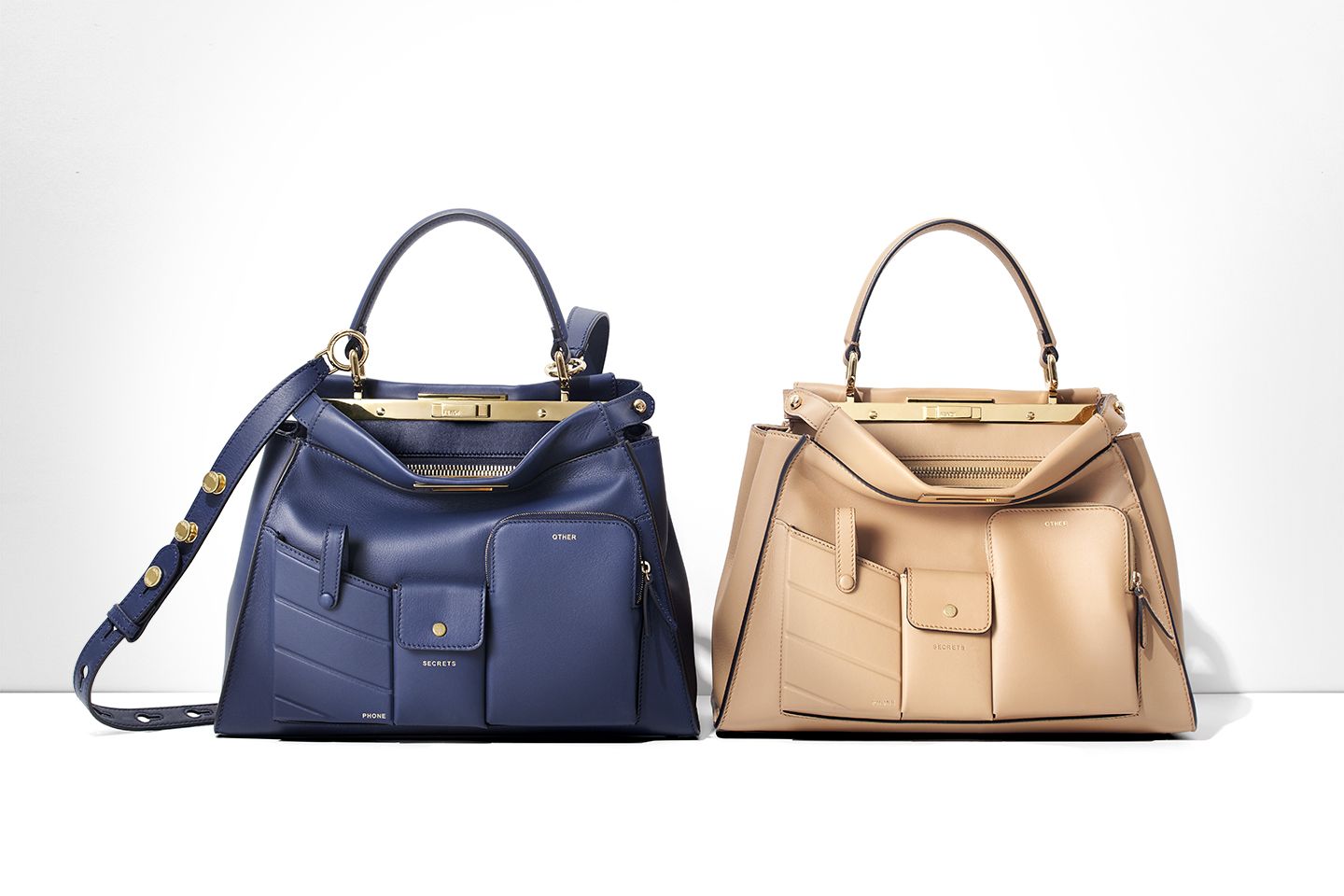シリーズのなかで初めて外側にポケットを備えたFENDI(フェンディ)の新作「ピーカブー」