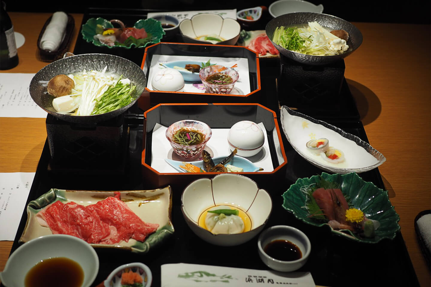 料亭自慢の料理