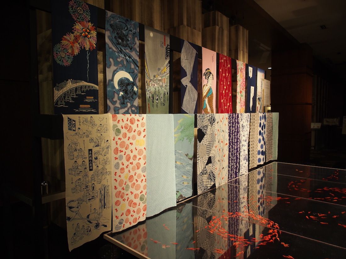様々な柄が展示されています