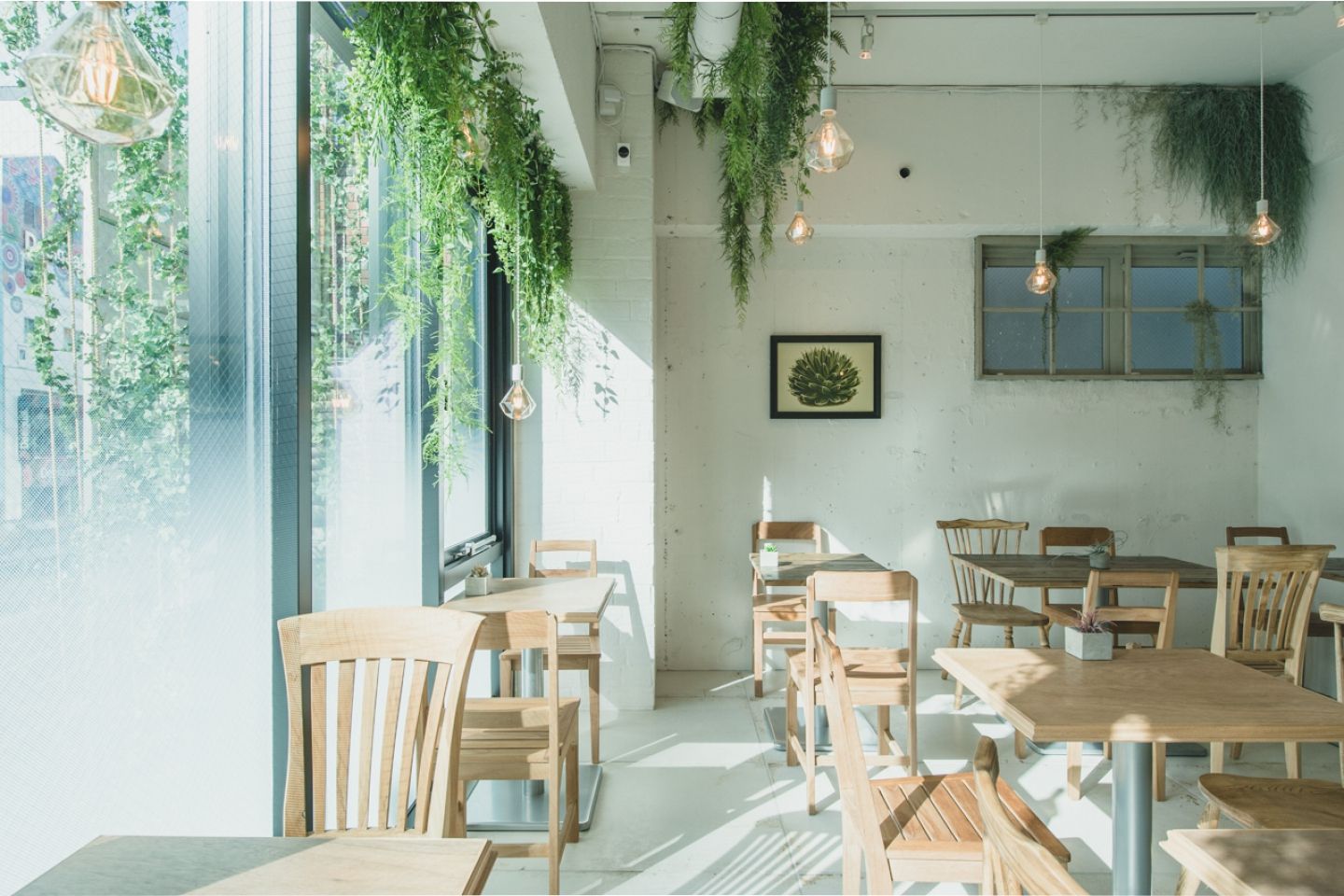 「BOTANIST cafe」の店内