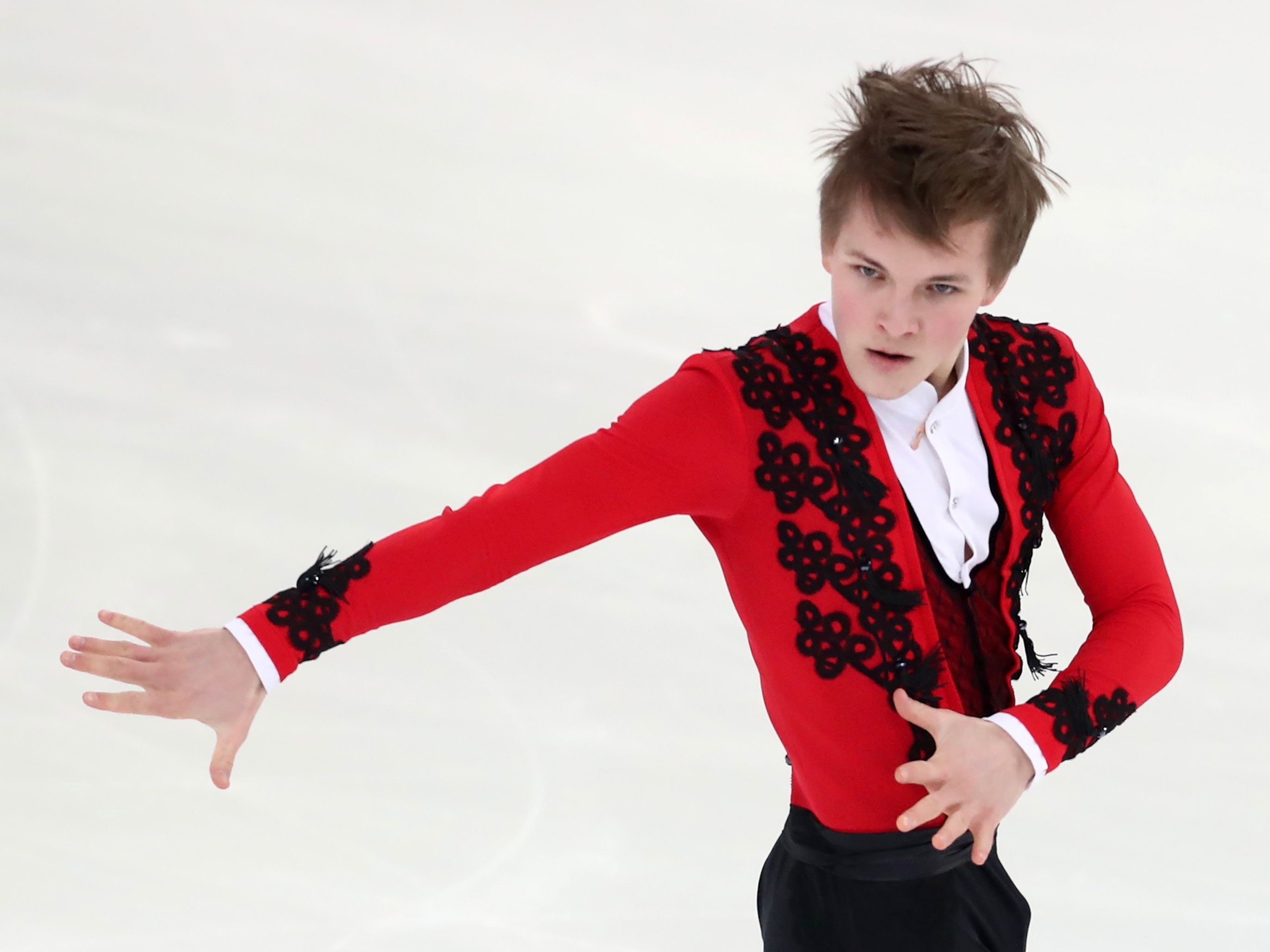 演技するミハイル・コリヤダ選手