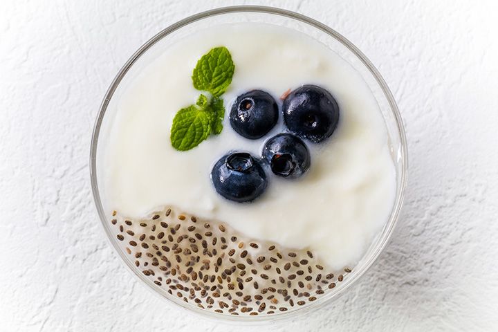 手軽にチアシードを食べることができる、チアシードヨーグルト