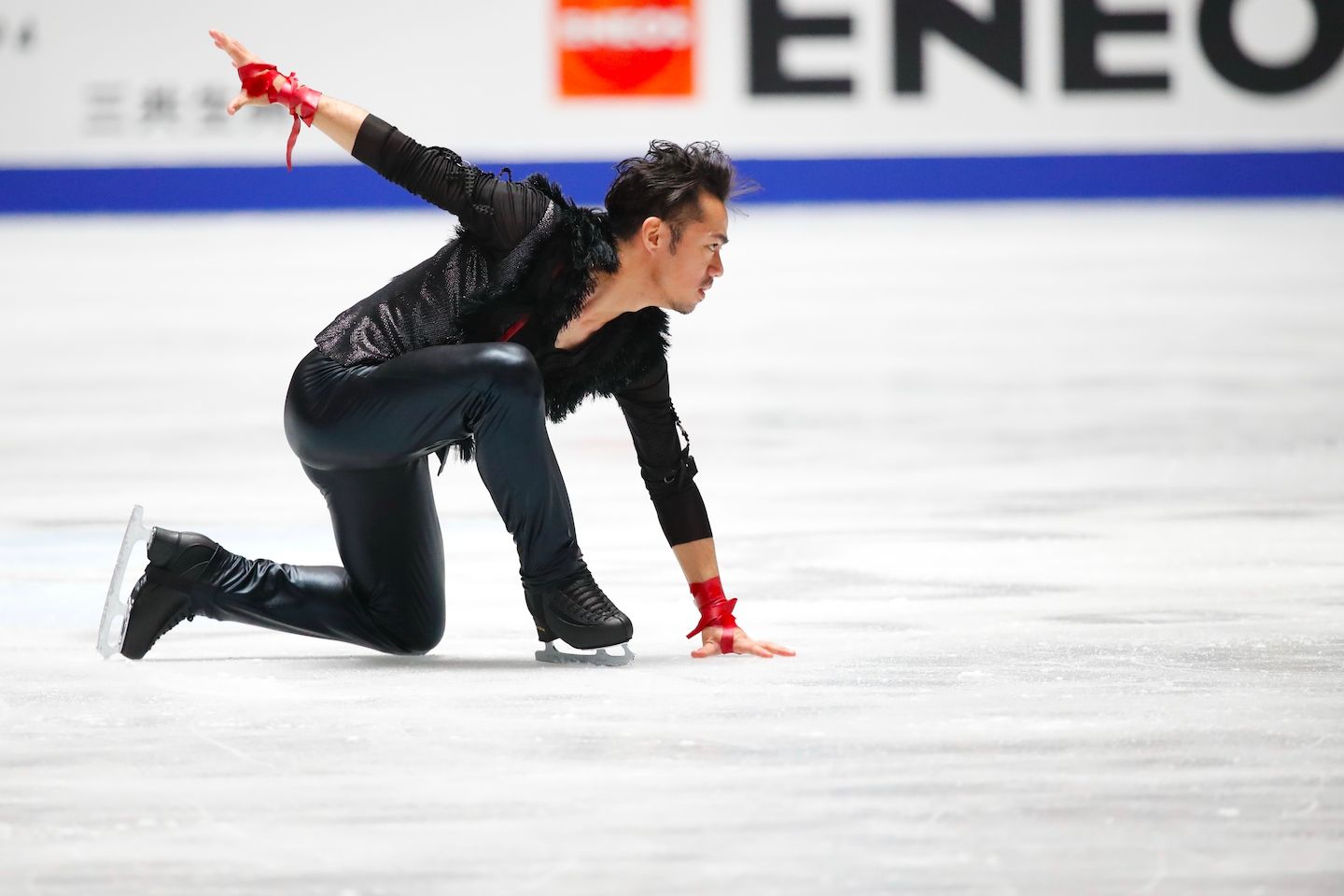 シングルのラストダンスで会場を沸かせた、高橋選手。今後はアイスダンスへ転向。 写真:田村翔/アフロスポーツ