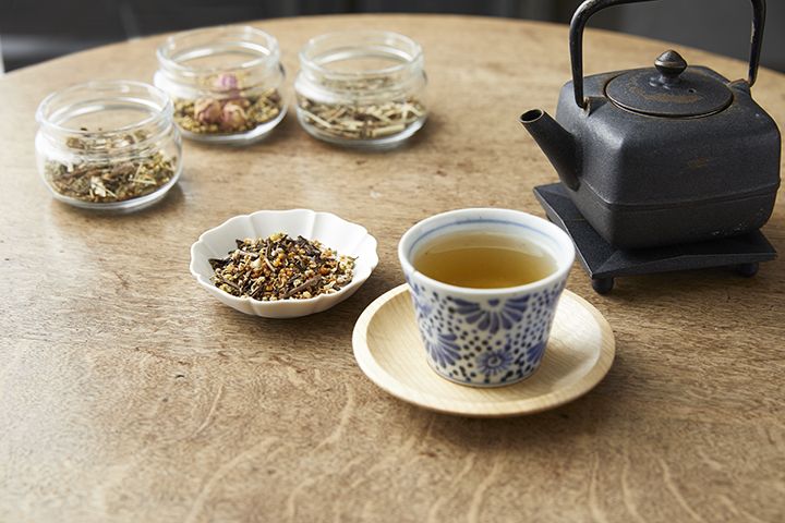 『日本茶×ハーブブレンドティ「爽・禅・美・華』 ¥850