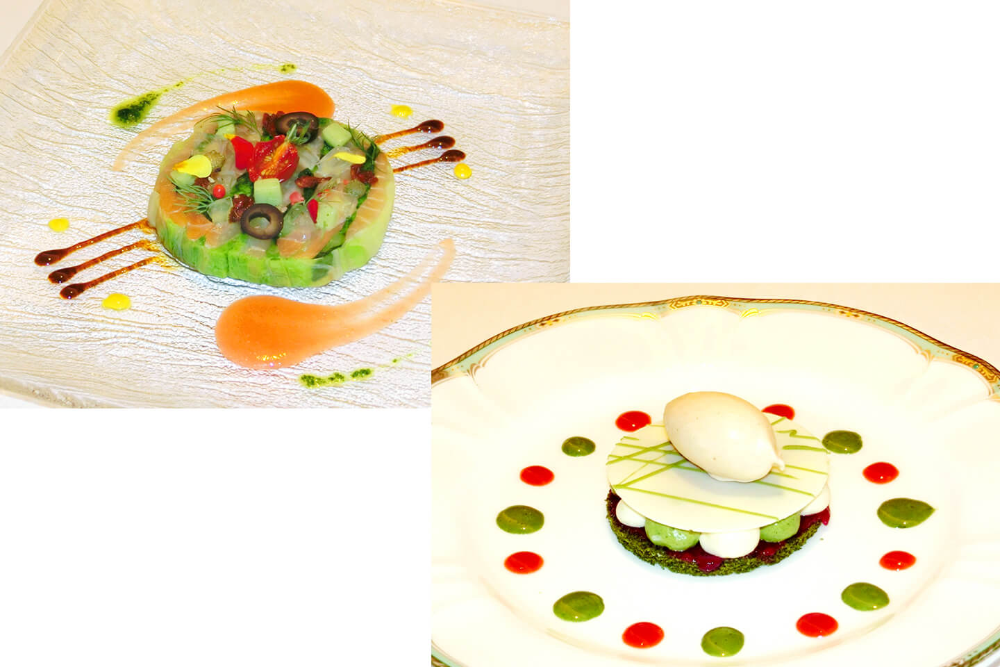 素材を味わい深く仕上げた料理の数々は、目にも鮮やか ※料理はイメージ