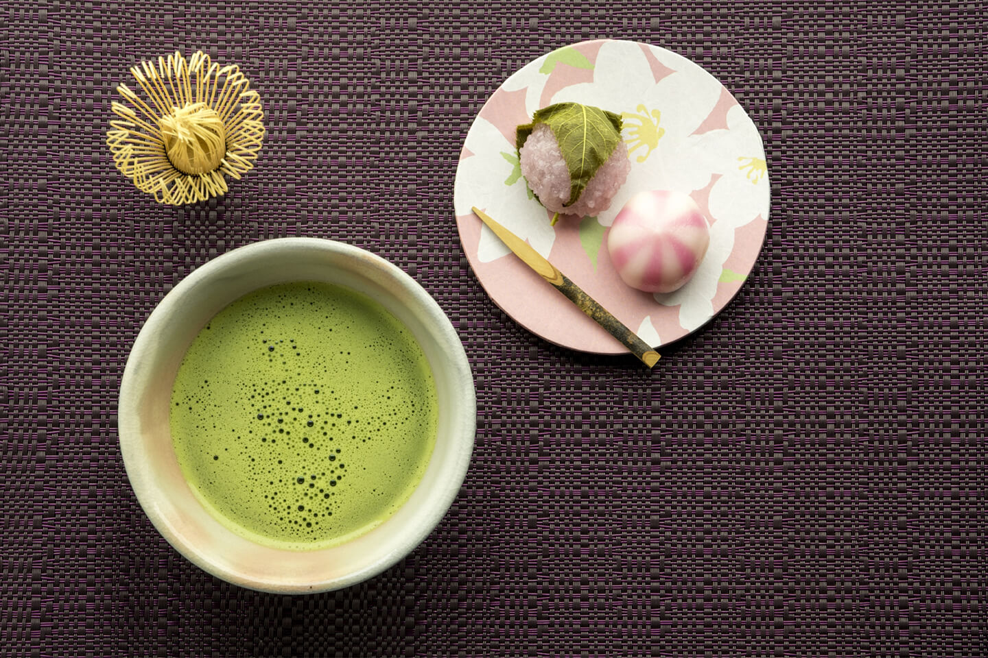 お抹茶とお茶受け