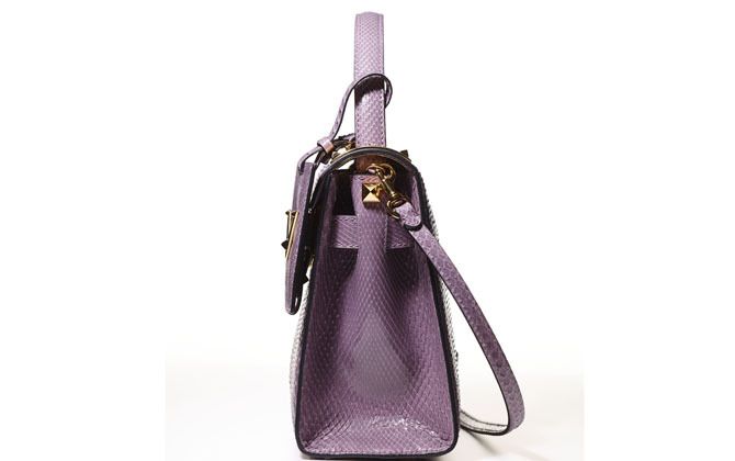 valentino(ヴァレンティノ)の『パイソンバッグ』の横側