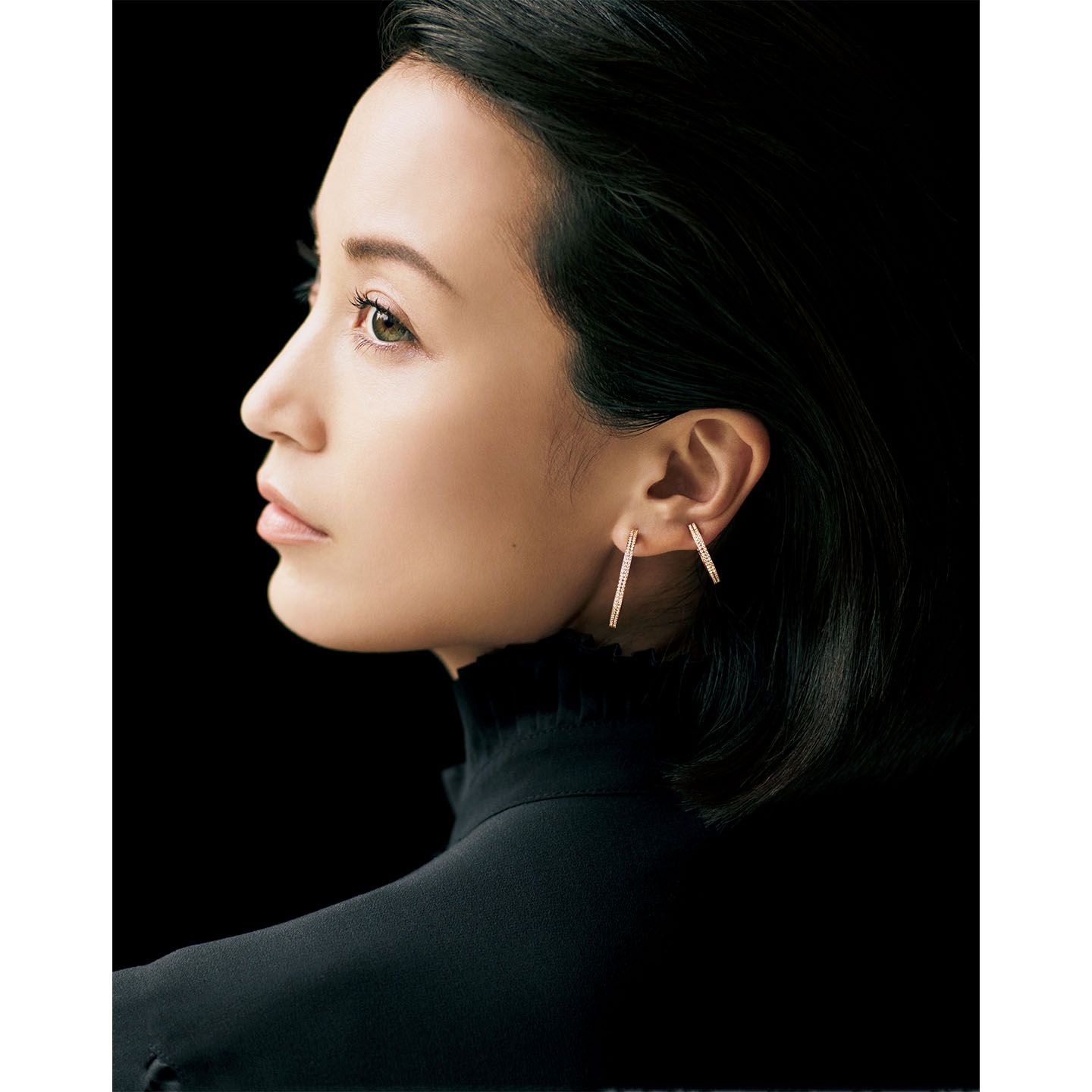 【2】レポシのデザインクリップピアス