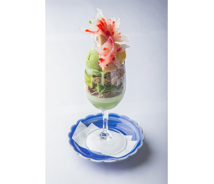 日本橋舟寿し「抹茶ミニパフェ」¥864