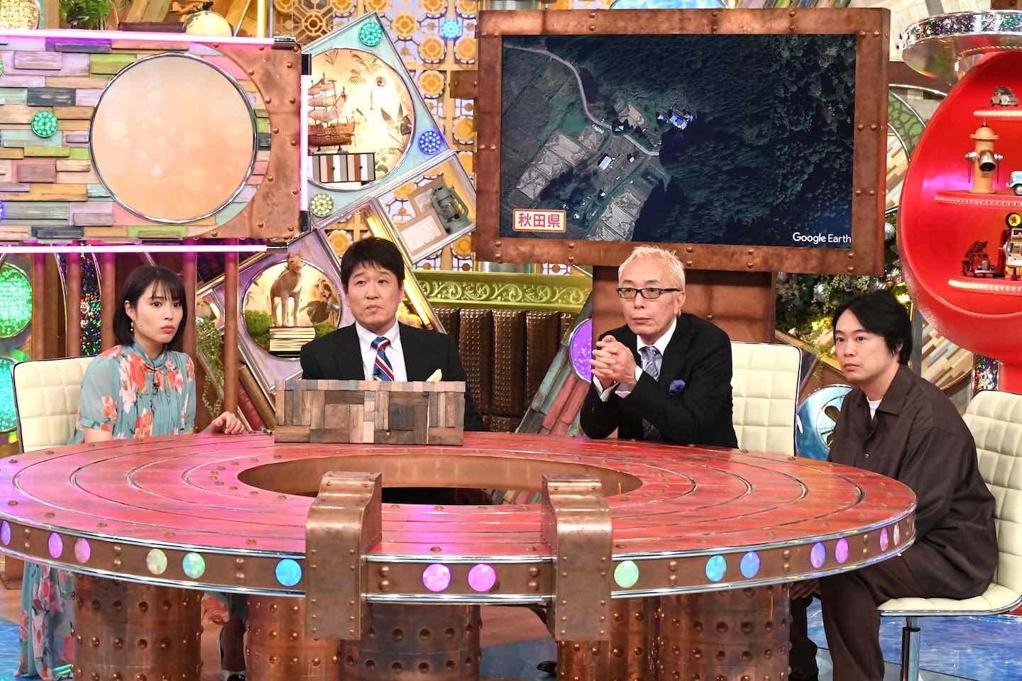 左から:広瀬アリスさん、林修さん、所ジョージさん、尾上寛之さん ©ABCテレビ