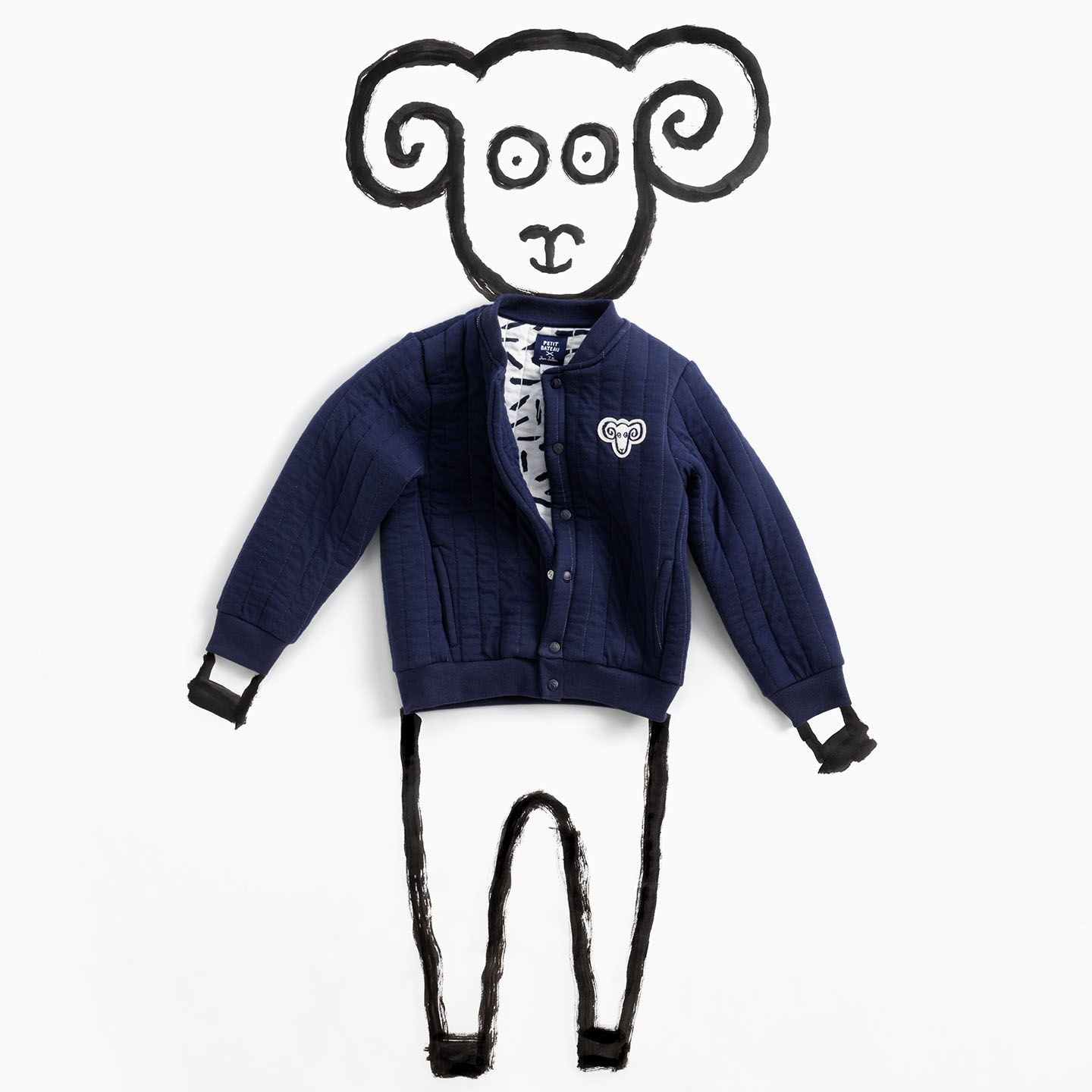 キッズ「チュビックカーディガン」¥11,000【3-5A】・¥12,000【6-12A】