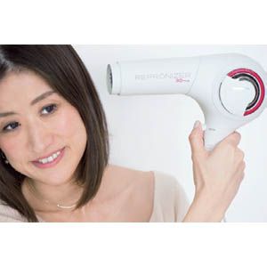 頭皮にも風を当てる。