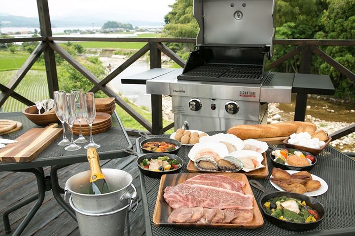 豪華なバーベキュー