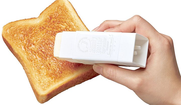 高級食パンに高級バターが簡単に塗れる「直ぬりバタースティック」