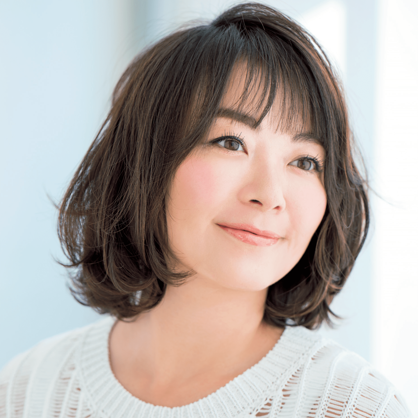 ■大人が似合うシースルーバングの切り方