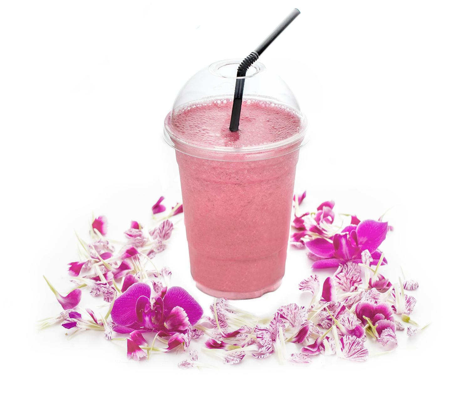 「ピンクリボン フラワー カフェ」で販売される「Juice of Hope」は750円。