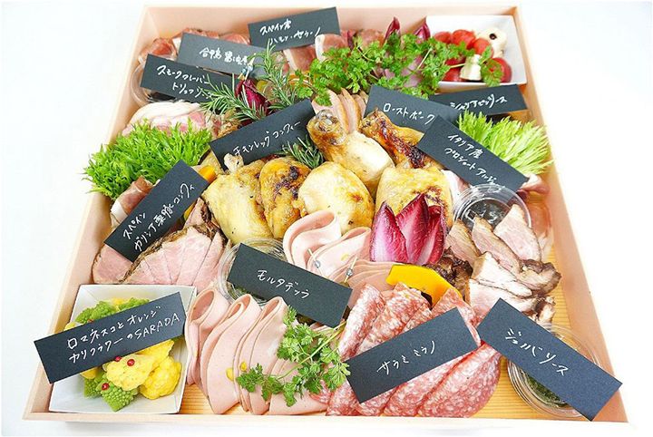 「TANOJI 『肉』BOXオードブル」(5~6名様分)¥9,000