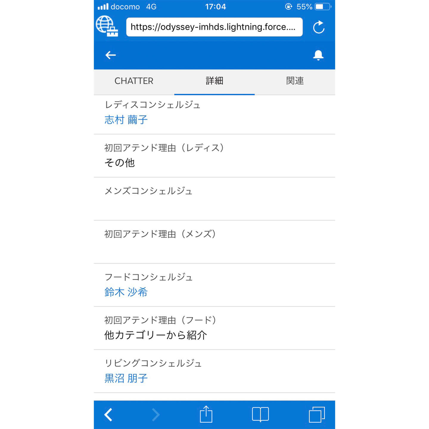 コンシェルジュ一覧
