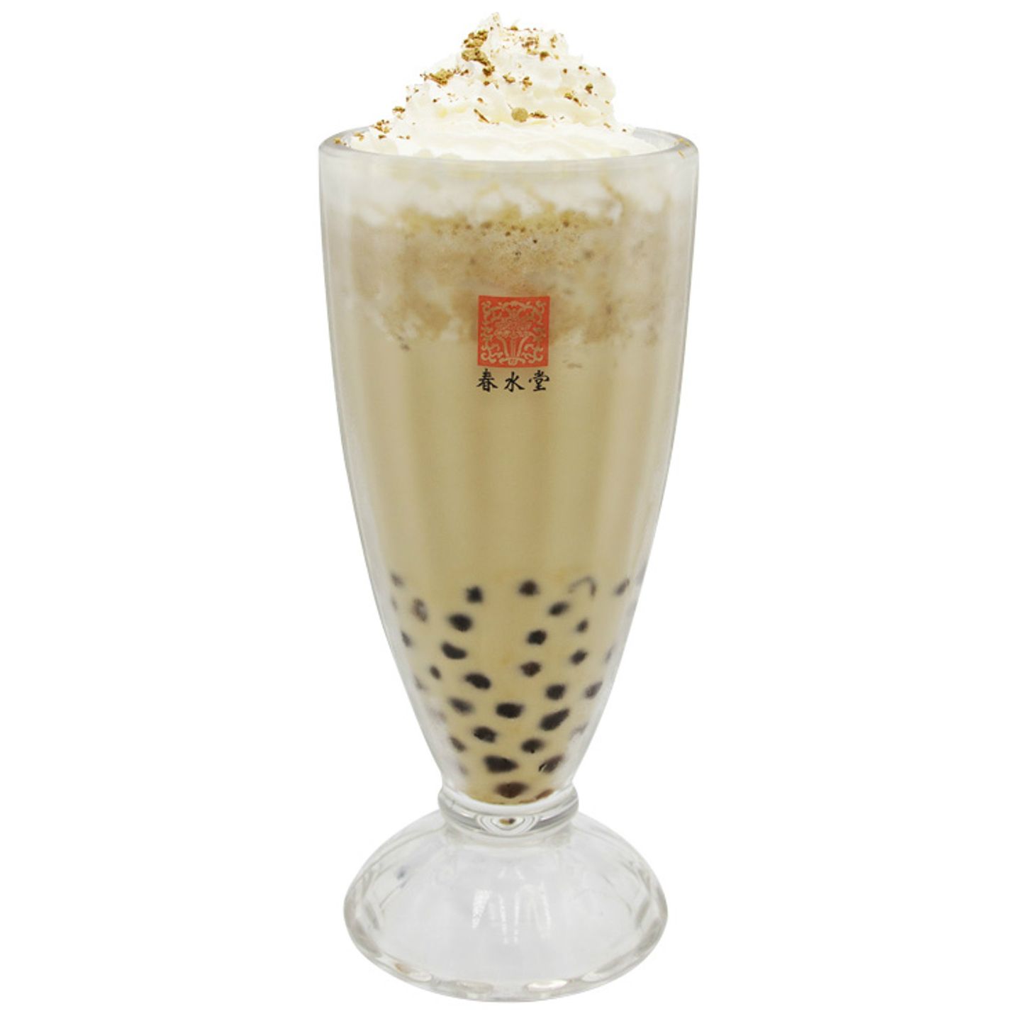 タピオカほうじ茶ミルク(アイス)¥600(税抜)