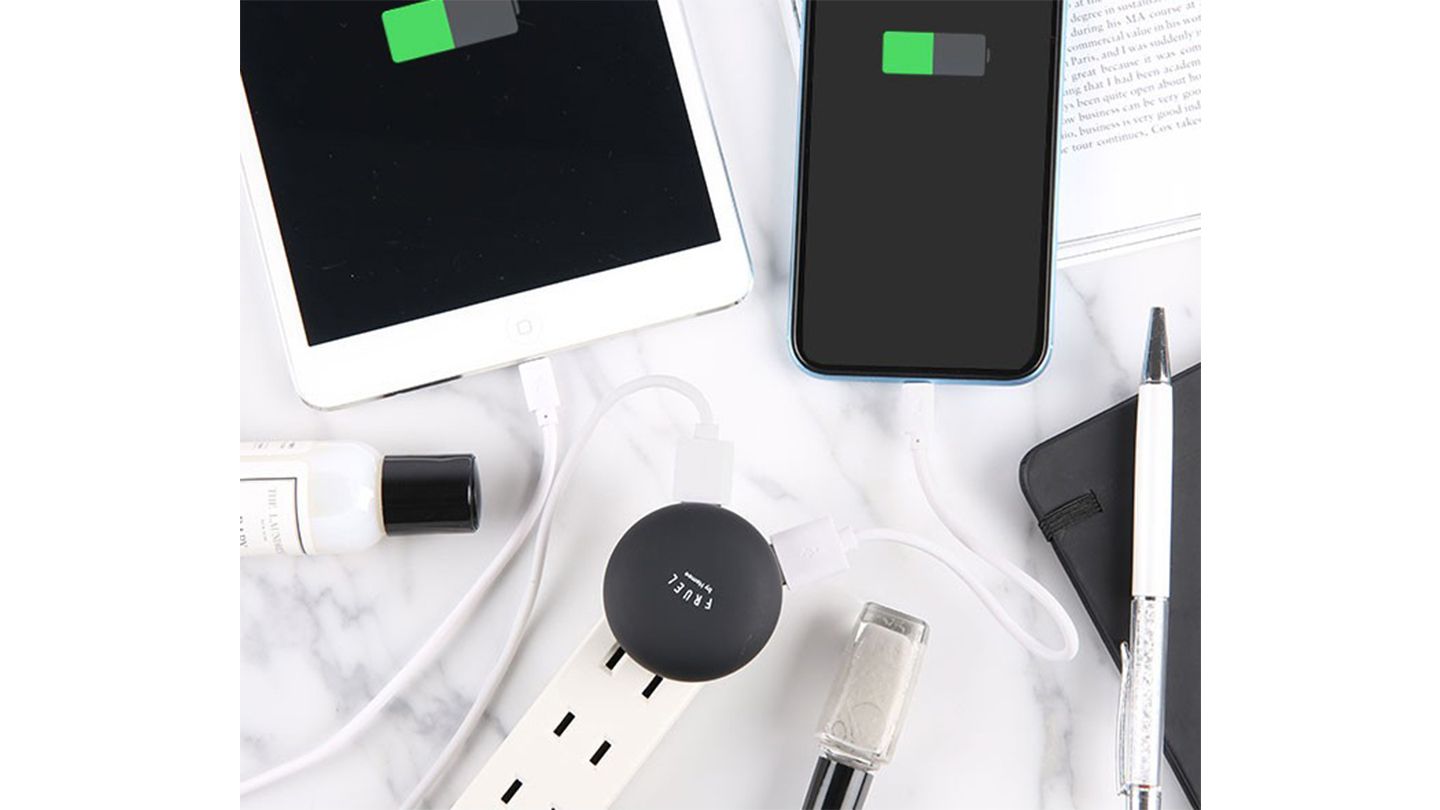 「FRUEL フルーエル 2ポートUSB-AC充電器」