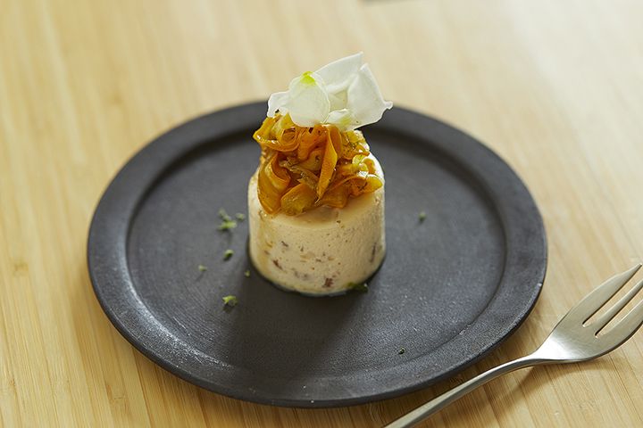 『ズッキーニ & ライムのチーズケーキ』 ¥550