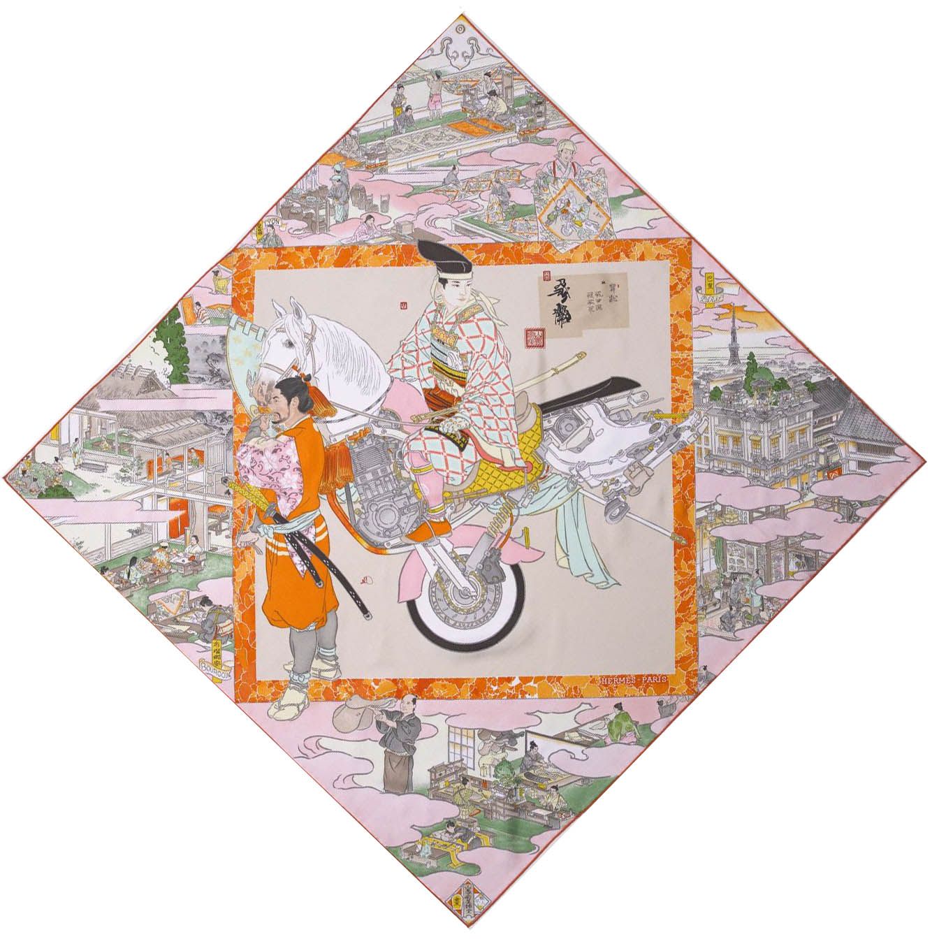 エルメスファン必見！日本人画家がエルメスの職人たちを描いた新作スカーフ3選 | Precious.jp（プレシャス）