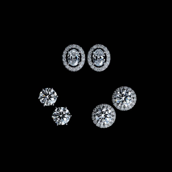 【3】TASAKIのプラチナダイヤモンドピアス