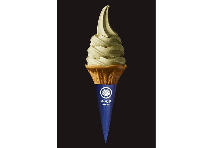 ニナオのソフトクリーム「台湾青茶」の画像