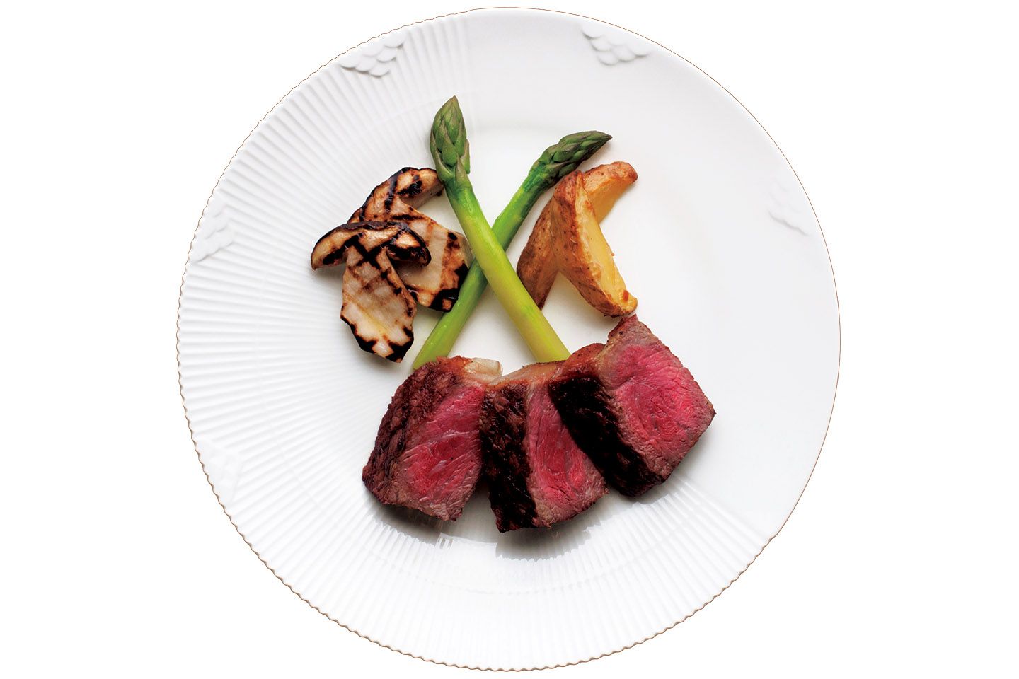 「北海道産いけだ牛の炭火焼」120g¥12,120~