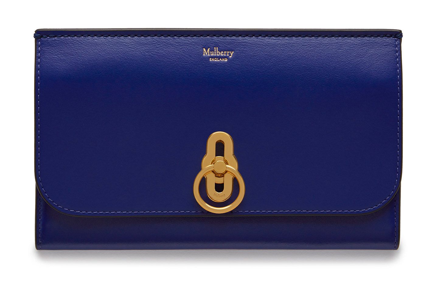 バッグ「Amberley Clutch(アンバリー クラッチ)」(カラー:コバルトブルー、スムースカーフ)【縦13×横22cm】¥90,000(税抜)