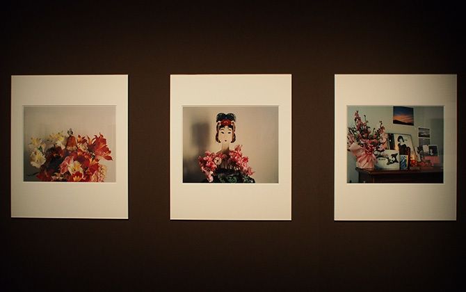 シャネル・ネクサス・ホール「荒木経惟×ギメ東洋美術館 Tombeau Tokyo」の展示