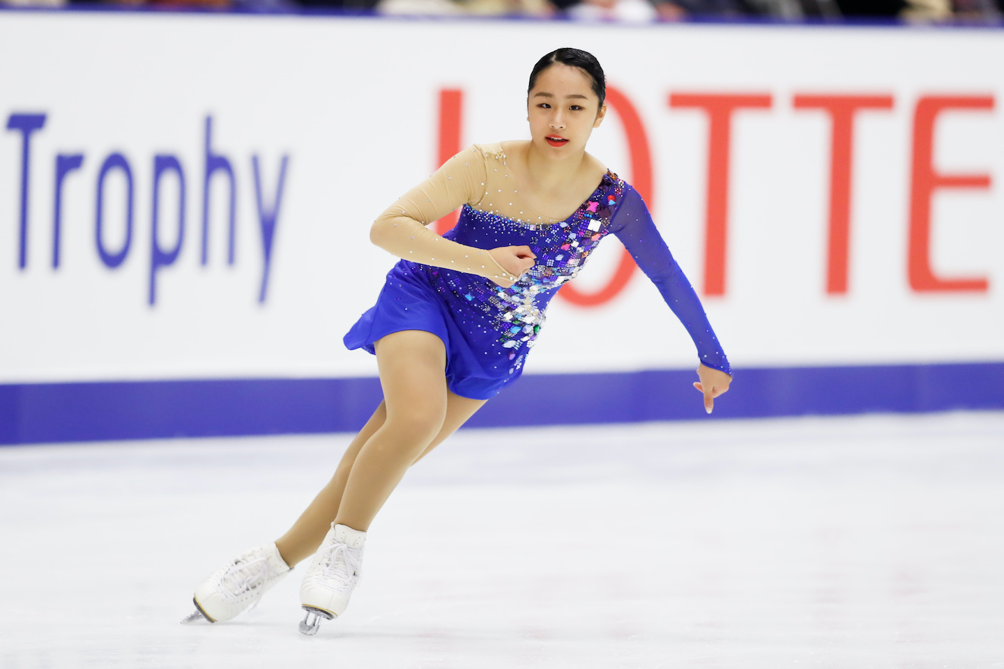 グランプリシリーズ NHK杯でのフリー「セント・オブ・ウーマン」。写真:森田直樹/アフロスポーツ