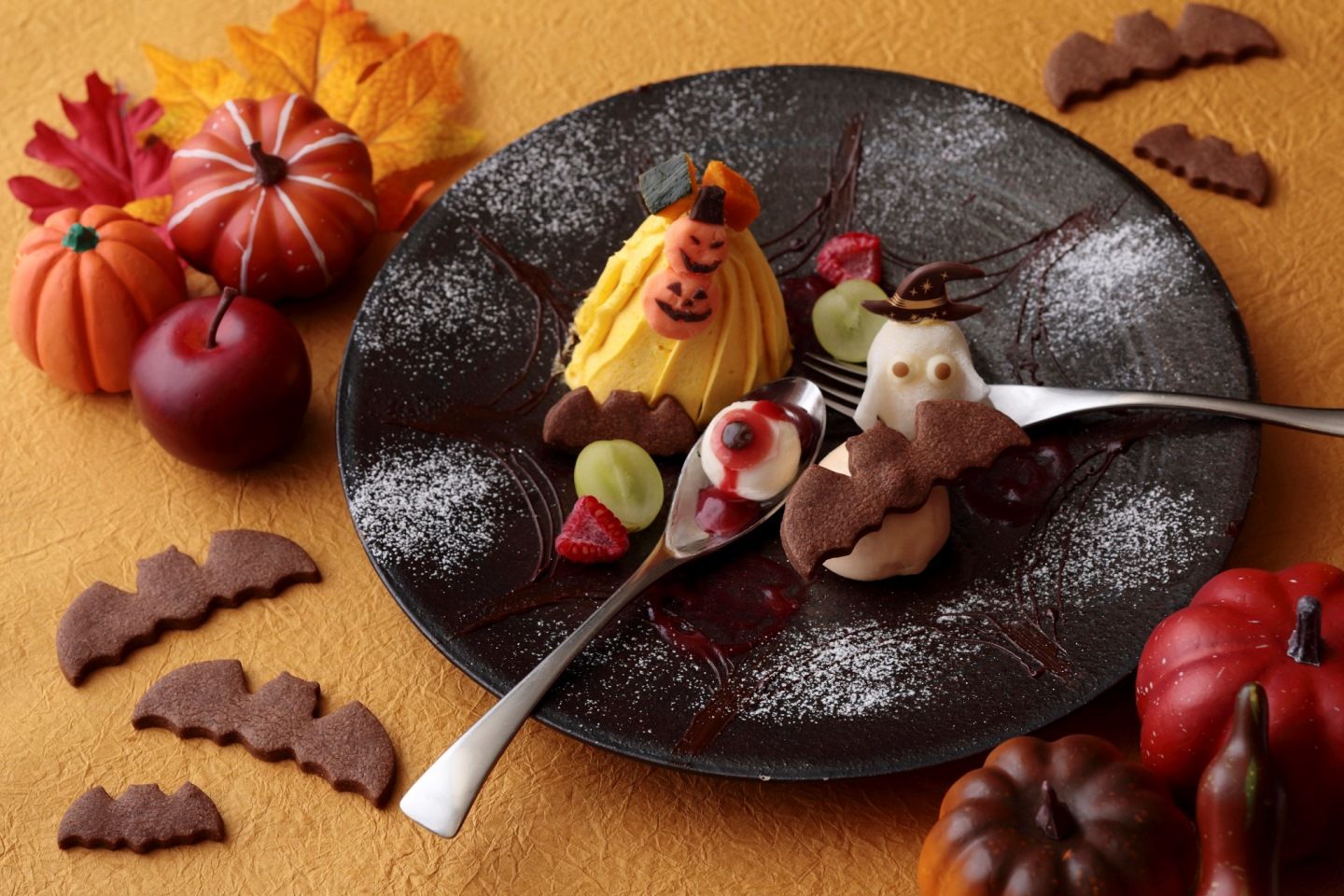 リーガロイヤルホテル京都のデザートプレート「Trick or Treat!」の画像