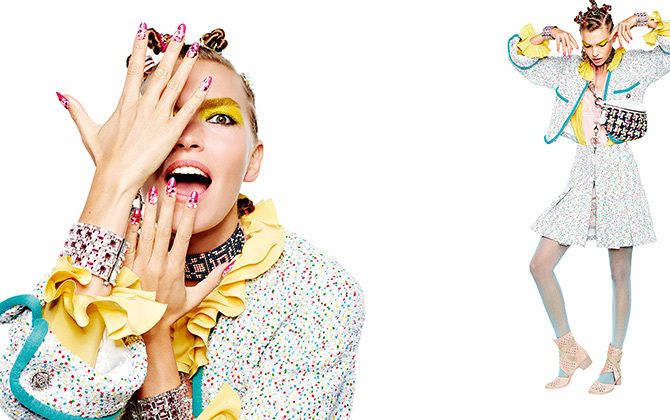シャネル(CHANEL)の2017年春夏 プレタポルテコレクションのカール ラガーフェルドによる広告ビジュアル
©CHANEL by Karl Lagerfeld