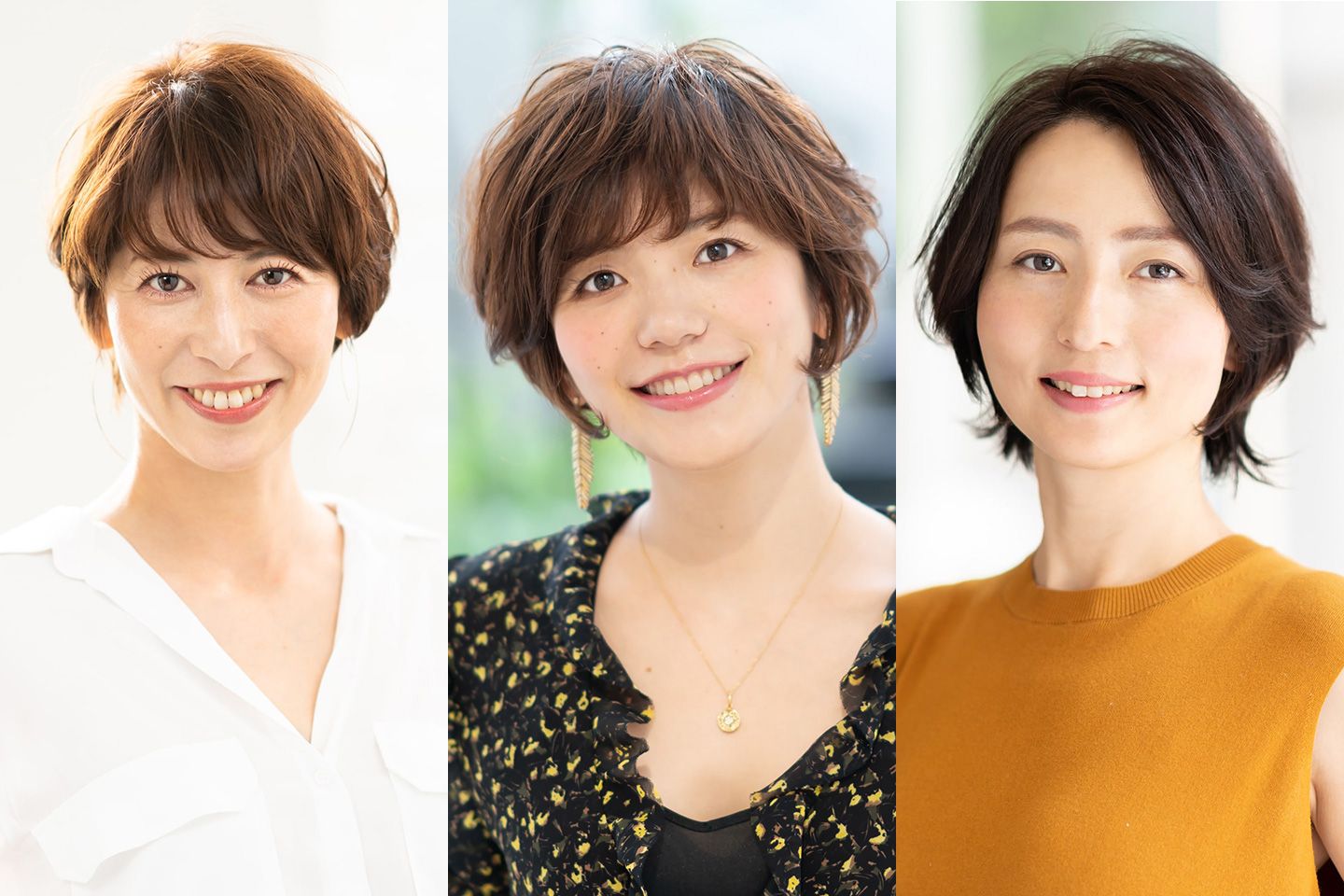 卵型、丸顔、ベース(四角)型・・・髪質や顔型を選んで辿り着く、ベストなショートヘアとは?