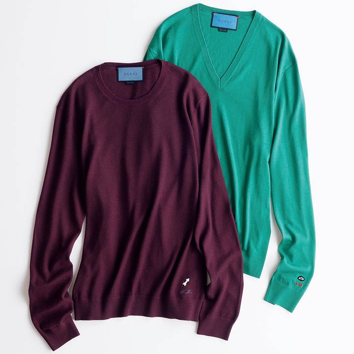 【1】グッチのカシミヤニット