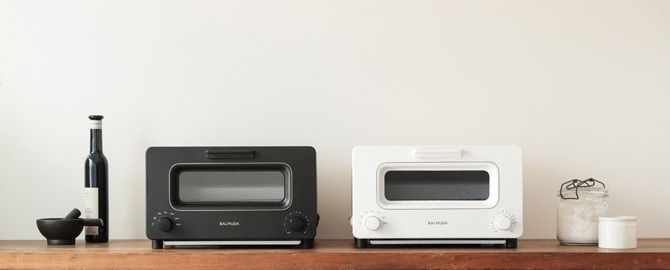 バルミューダ(BALMUDA)のトースター『The Toaster』ブラックとホワイト