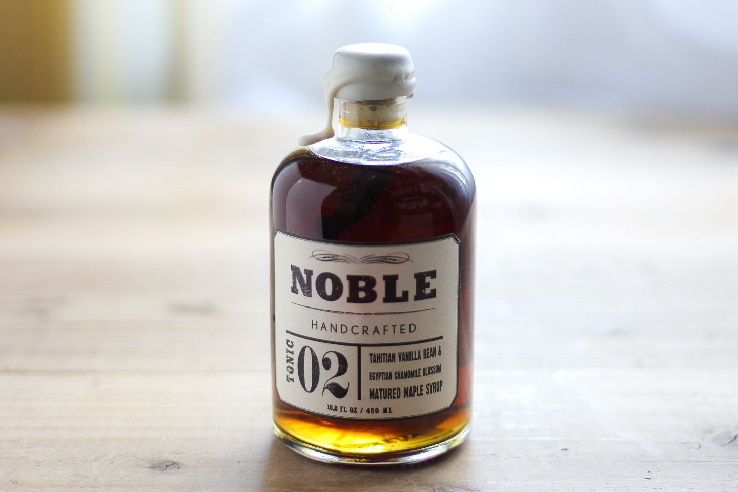 ノーブルハンドクラフテッド 02タヒチアンバニラ&カモミールブロッサムメープルシロップ 450ml ¥5,292(リココチ)
