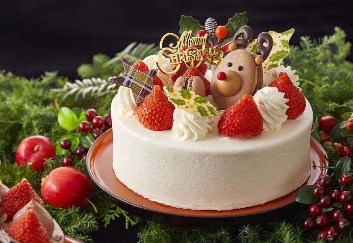 「クリスマスショートケーキ・生クリーム」12cm¥4,400/15cm¥5,400/18cm¥6,900