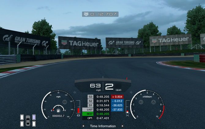 タグ・ホイヤー×グランツーリスモSPORT、ゲーム内ドライバー視点