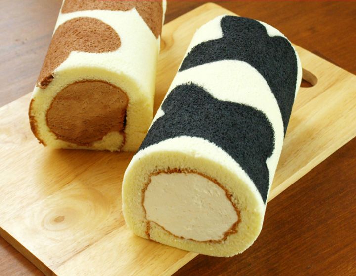 「黒沢牧場 牛柄ロールケーキ」(黒沢牧場)