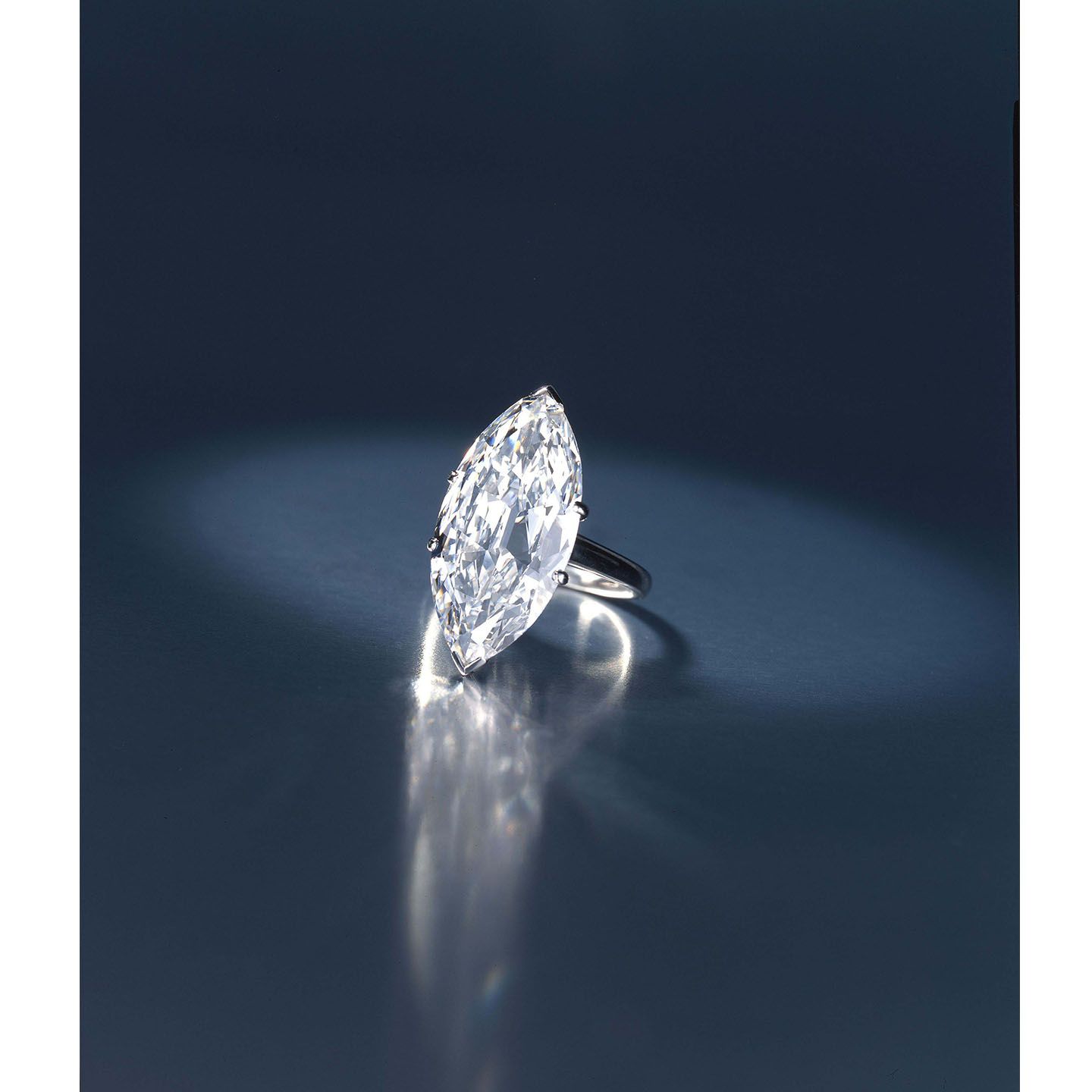 マリア・カラス氏 着用のリング。「ダイヤモンド リング」落札価格:461,600 CHF(スイスフラン)【ダイヤモンド】(参考価格:日本円で¥49,806,540 1スイスフラン107.9円計算/2019年9月4日レート)